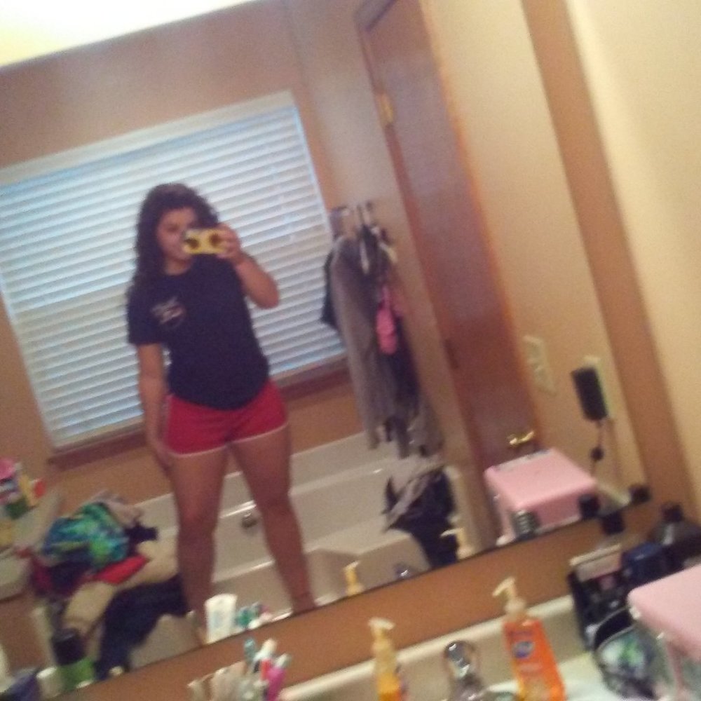Bright Red Shorts